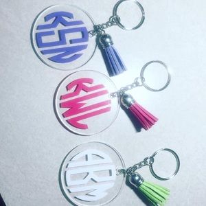 Monogram Keychain